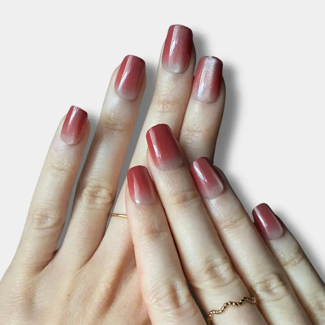 Cherry Melt - Press Ons en gel souple The Instant Nails