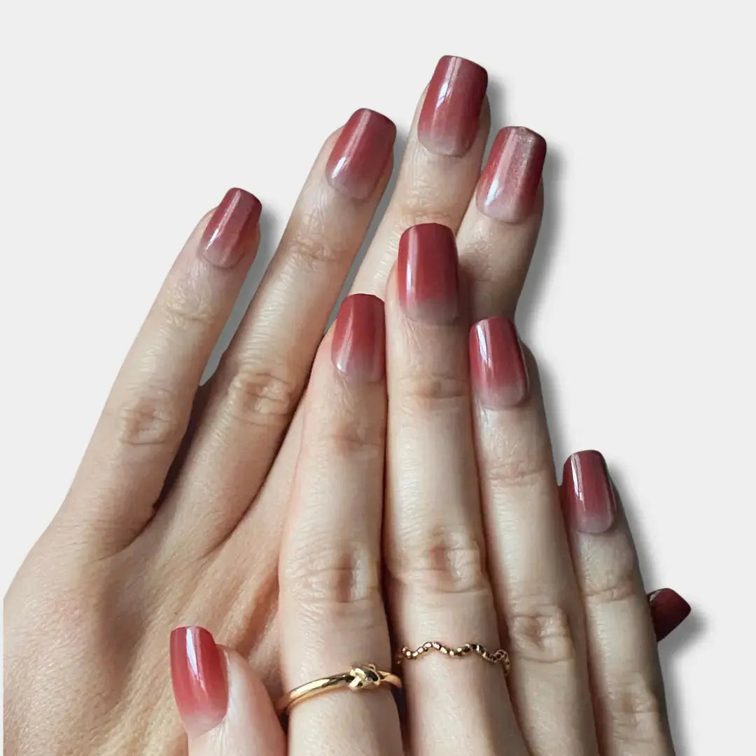 Cherry Melt - Press Ons en gel souple The Instant Nails