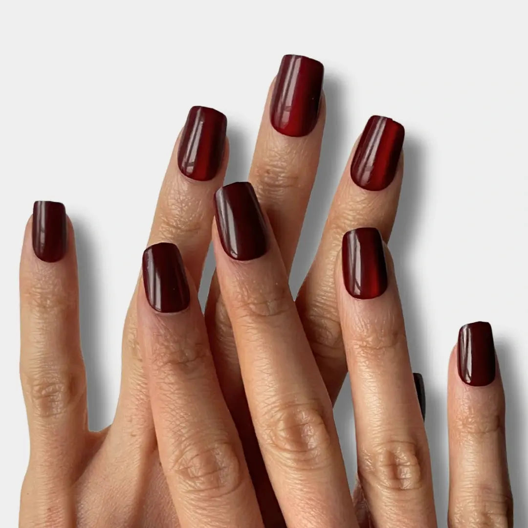 Secret Wine - Press Ons en gel souple The Instant Nails