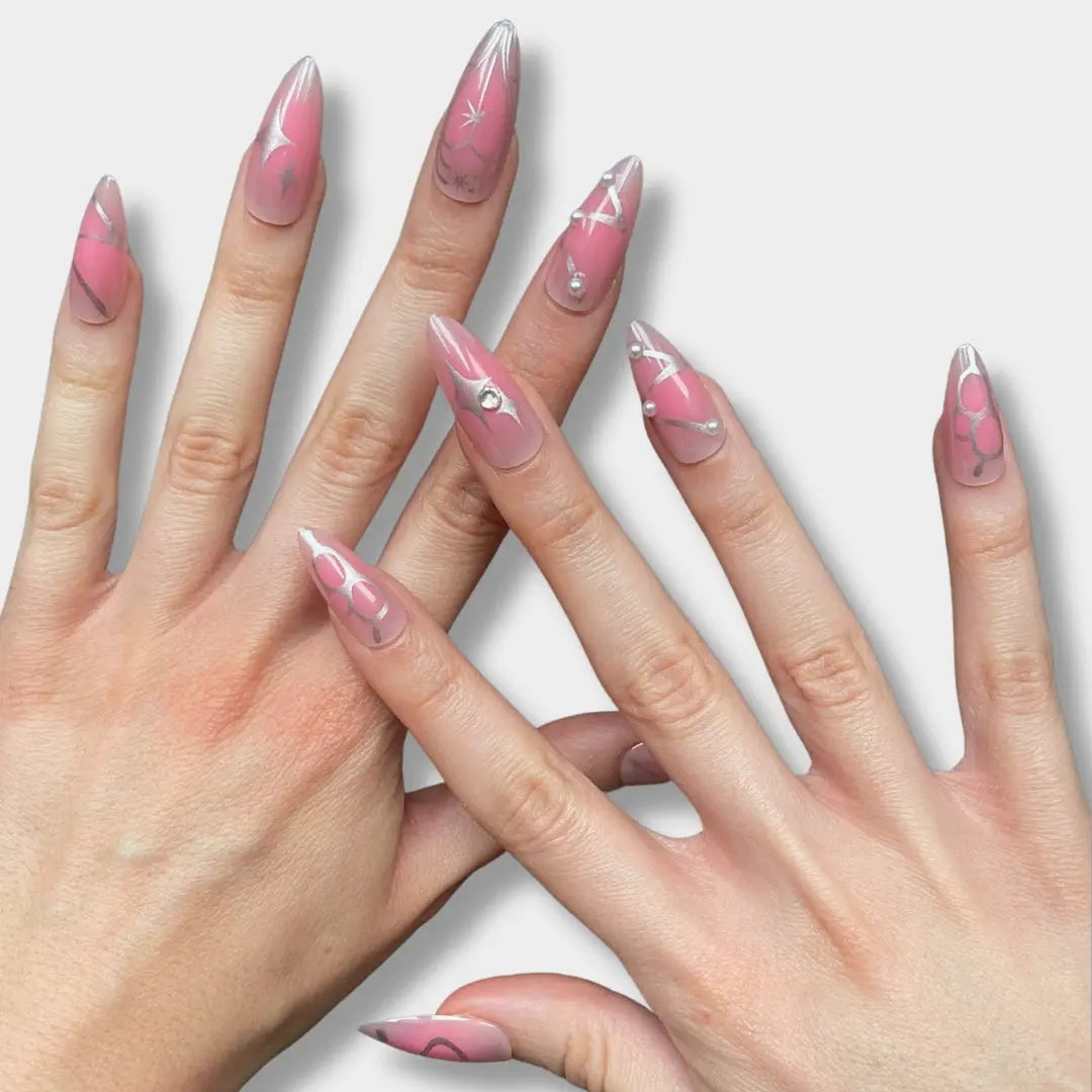 Glossy Moon - Press Ons en gel souple Ma boutique