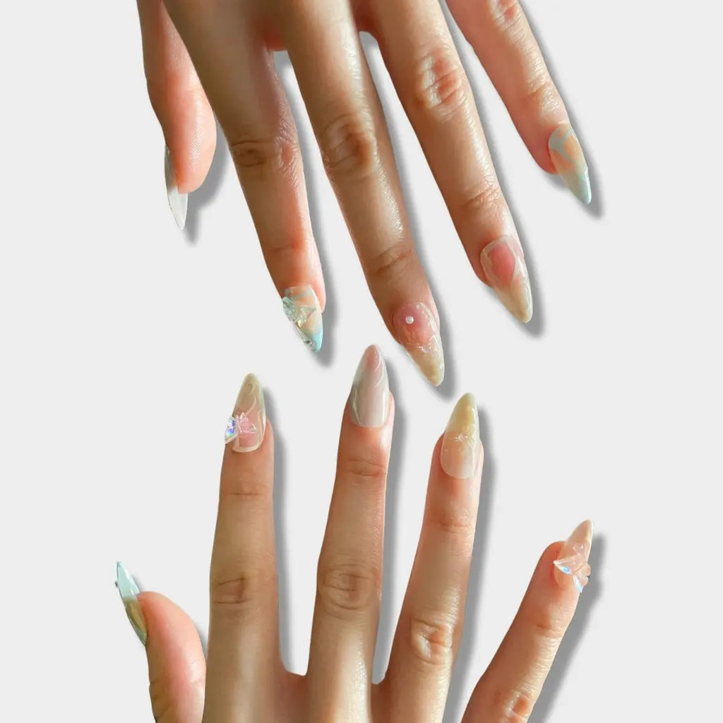 Fairy Shell - Press Ons en gel souple Ma boutique