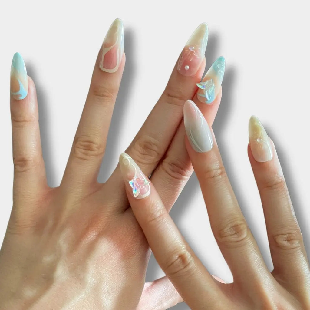 Fairy Shell - Press Ons en gel souple Ma boutique