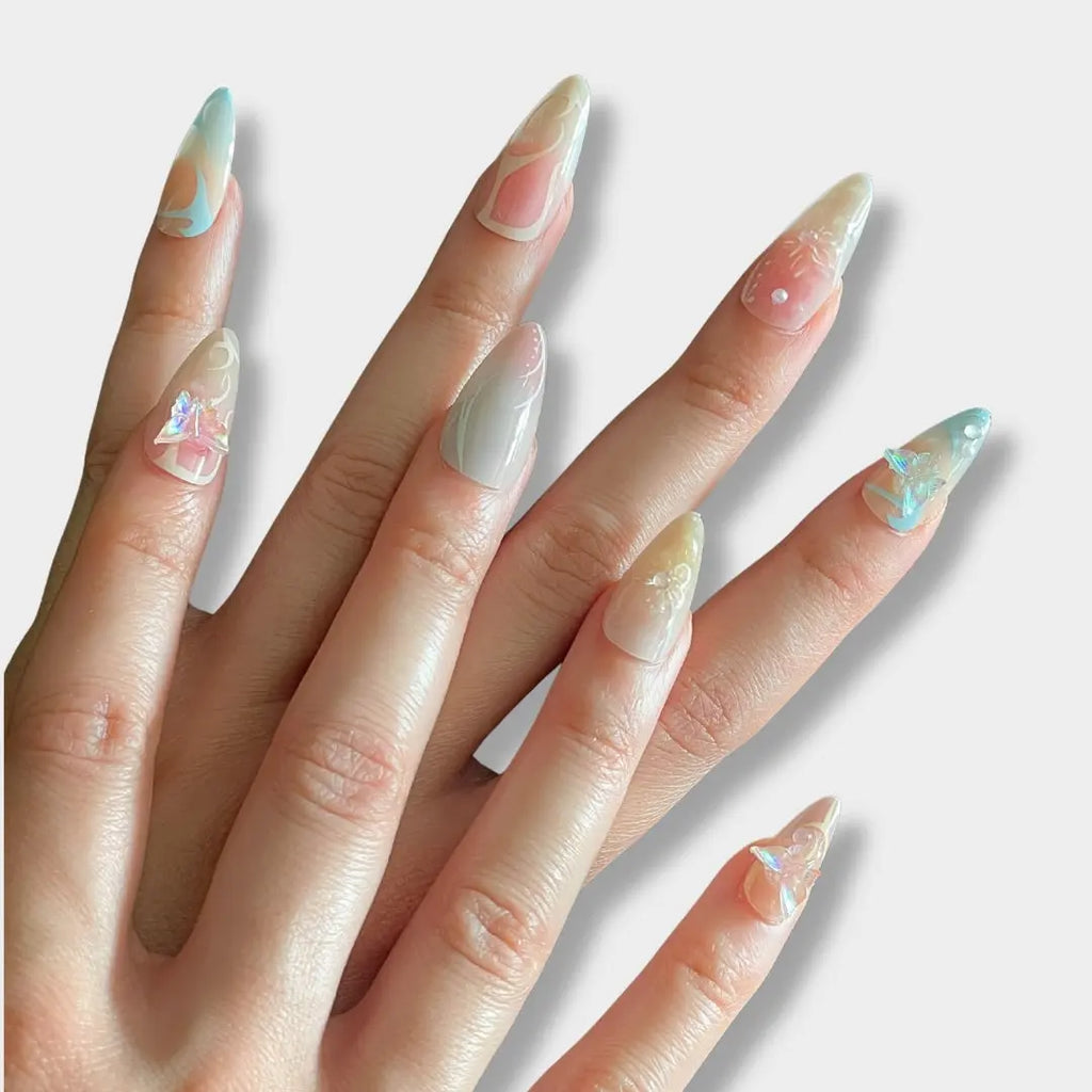 Fairy Shell - Press Ons en gel souple Ma boutique