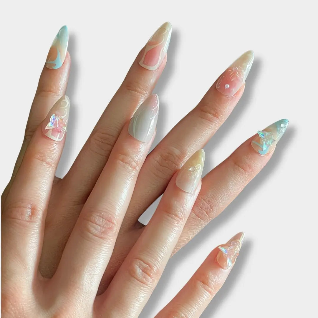 Fairy Shell - Press Ons en gel souple Ma boutique