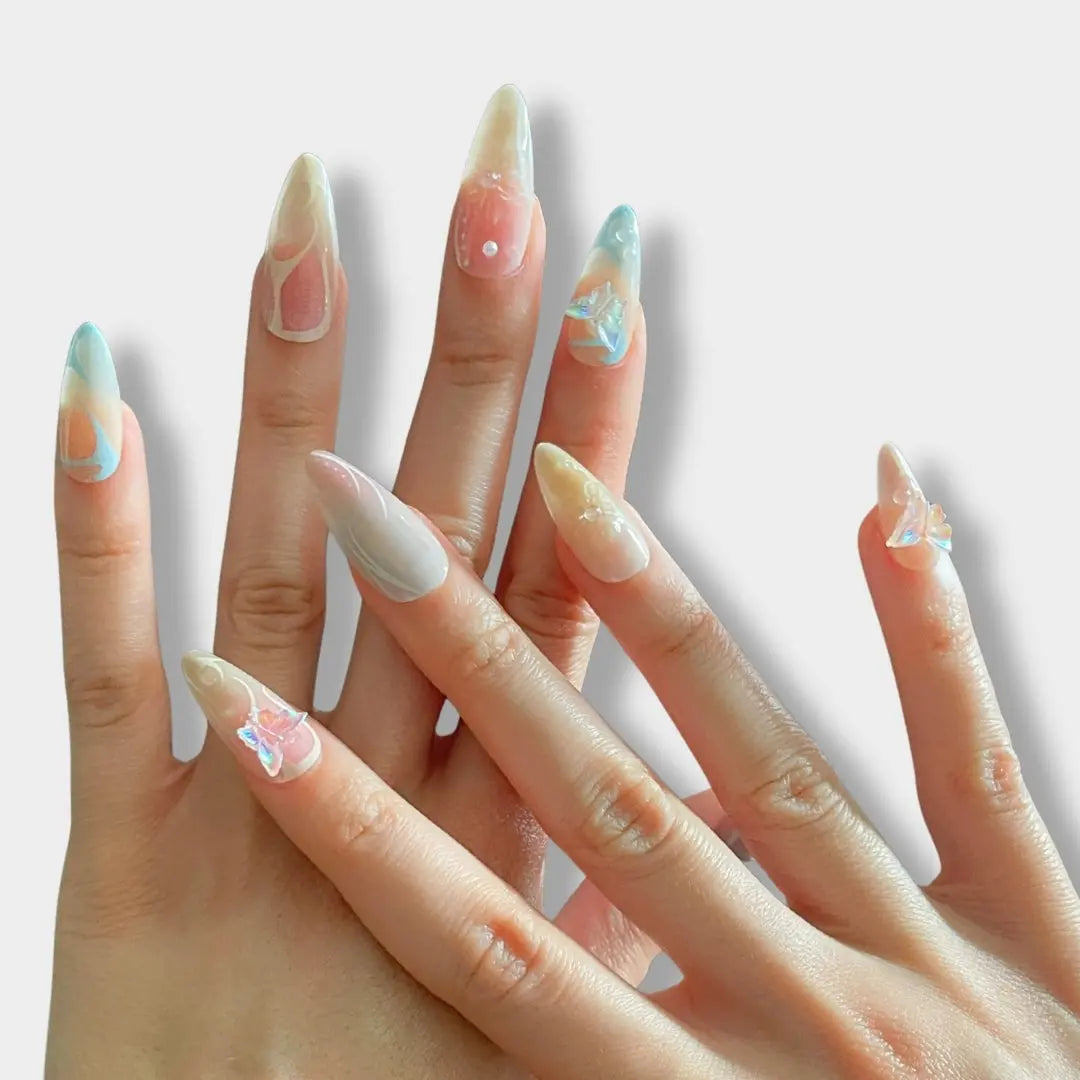 Fairy Shell - Press Ons en gel souple Ma boutique