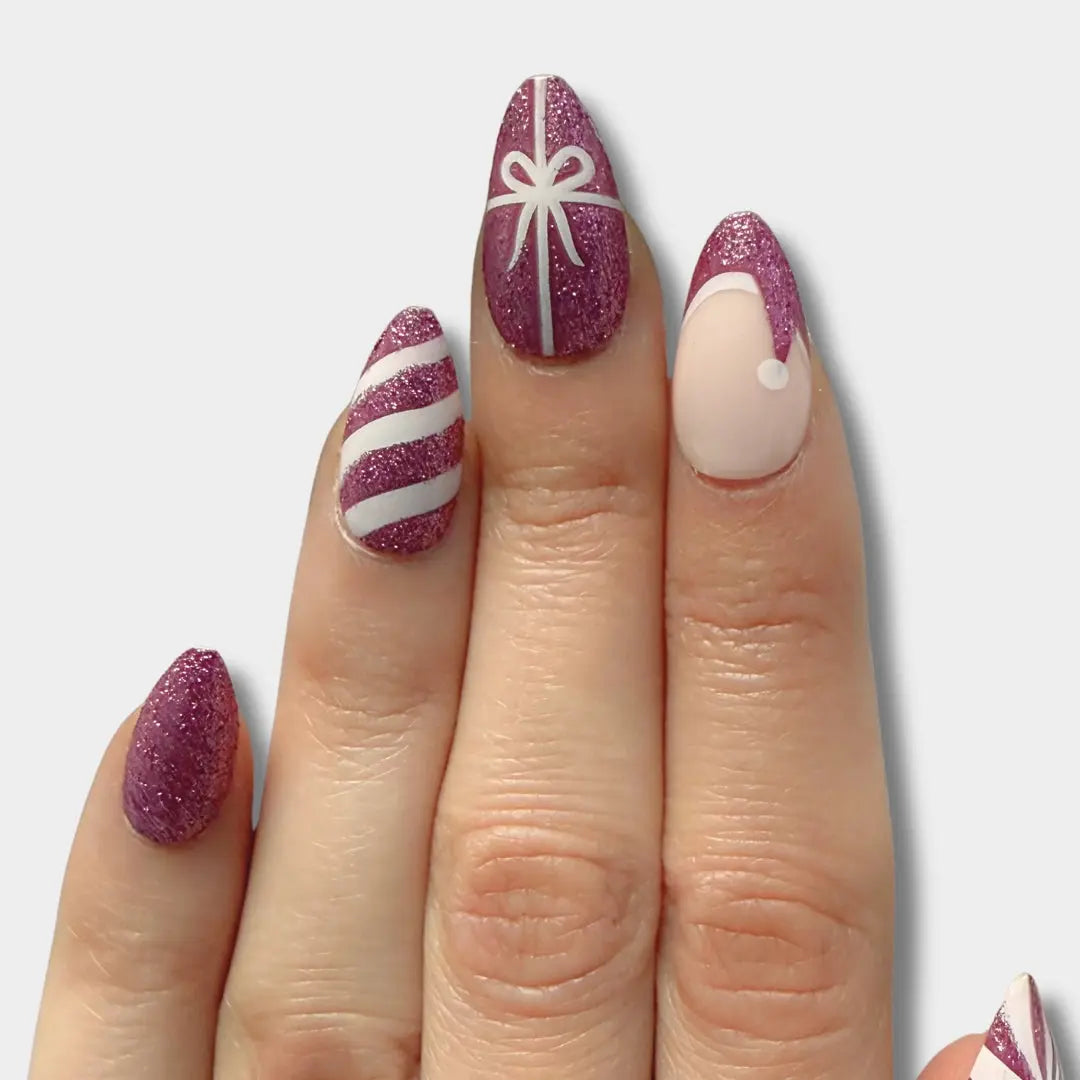 Candy Sparkle - Press Ons en gel souple The Instant Nails