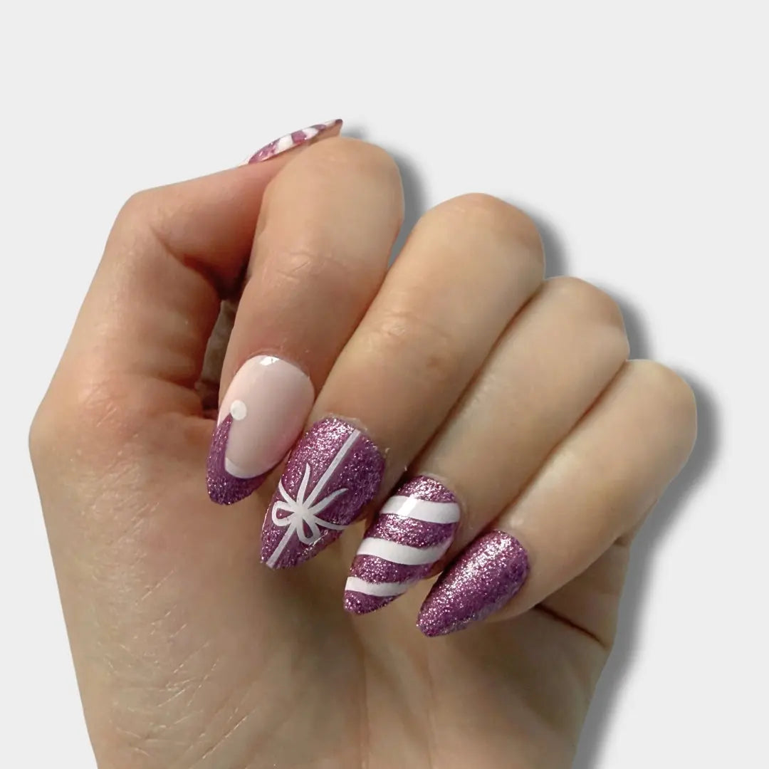 Candy Sparkle - Press Ons en gel souple The Instant Nails