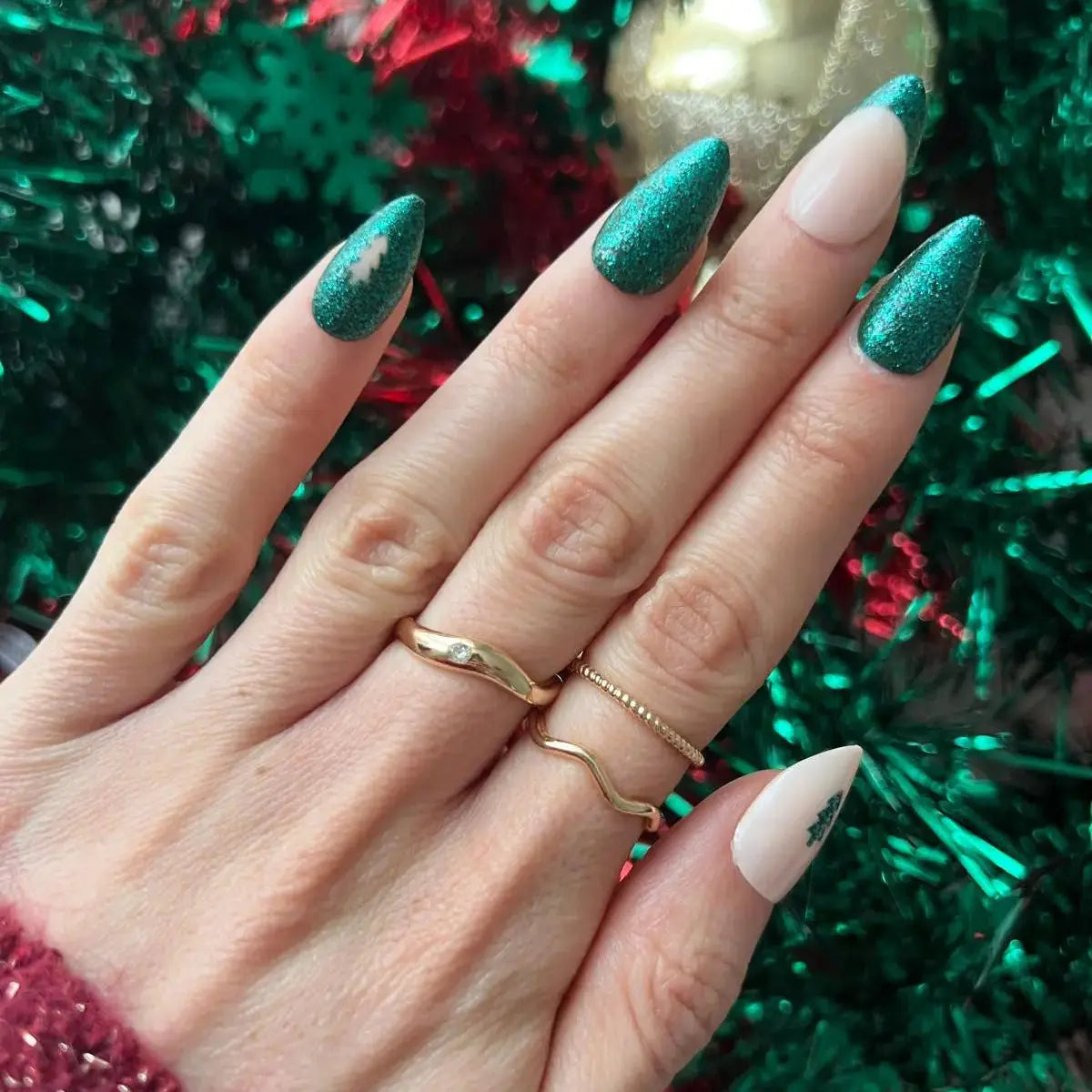 Winter Forest - Press Ons en gel souple The Instant Nails