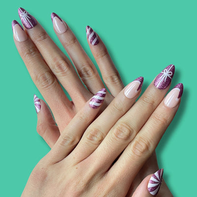 Candy Sparkle Press-on Nails