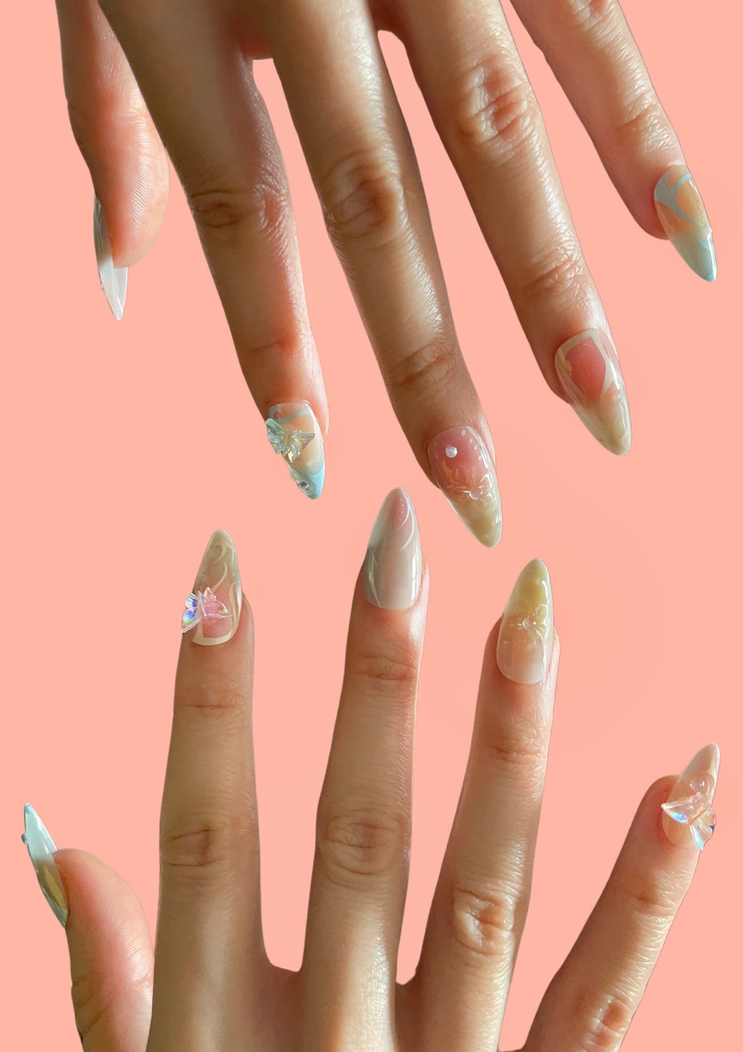 Fairy Shell Press On Nails