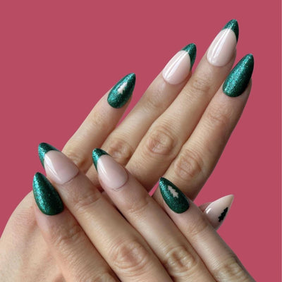 Winter Forest Press-on Nails