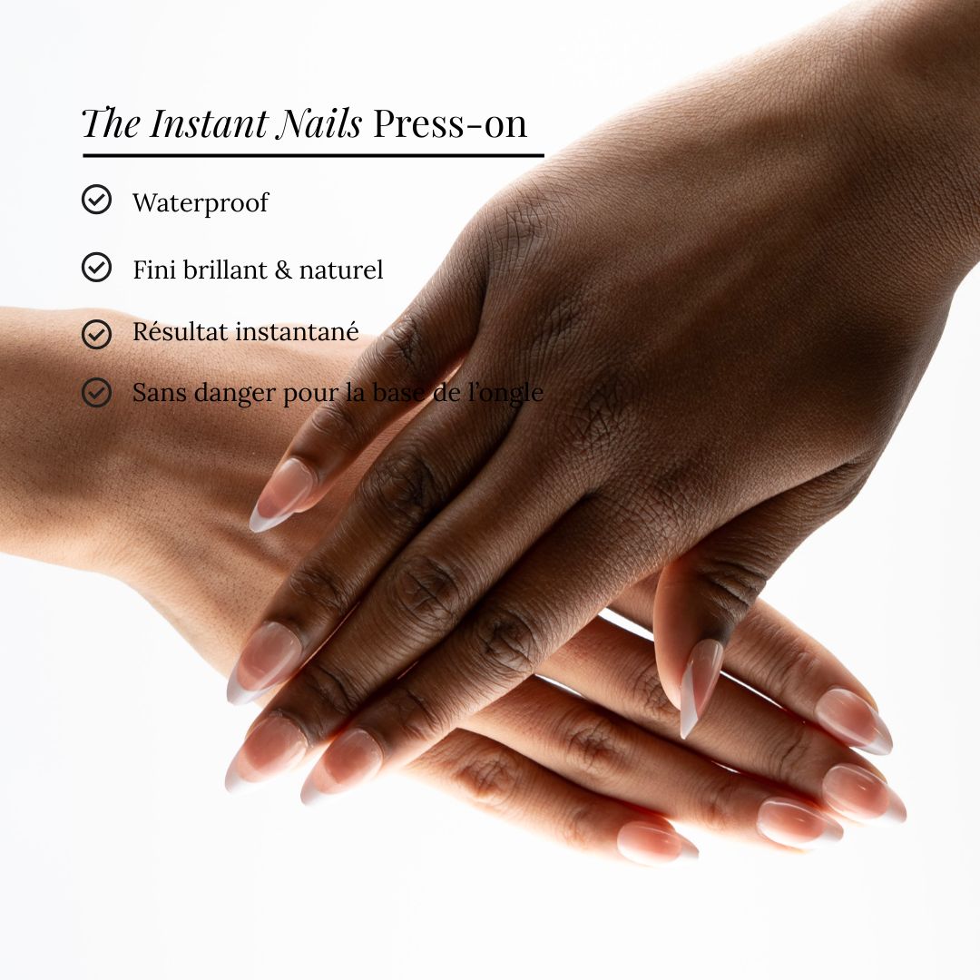 The Instant Nails press-on - waterproof, fini brillant, resultat instantane Image