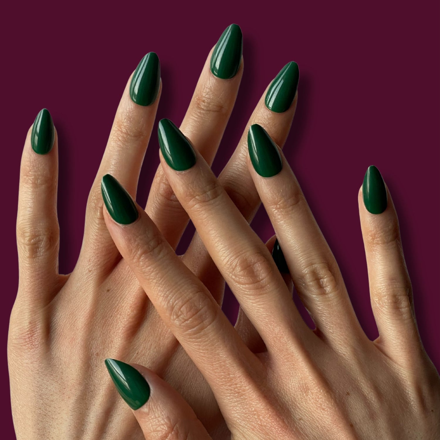 Evergreen Press-on Nails