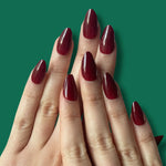 Red Dimension Press-on Nails