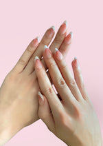 The French Manicure Press On Nails